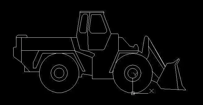 Bulldozer 2D 3D model
