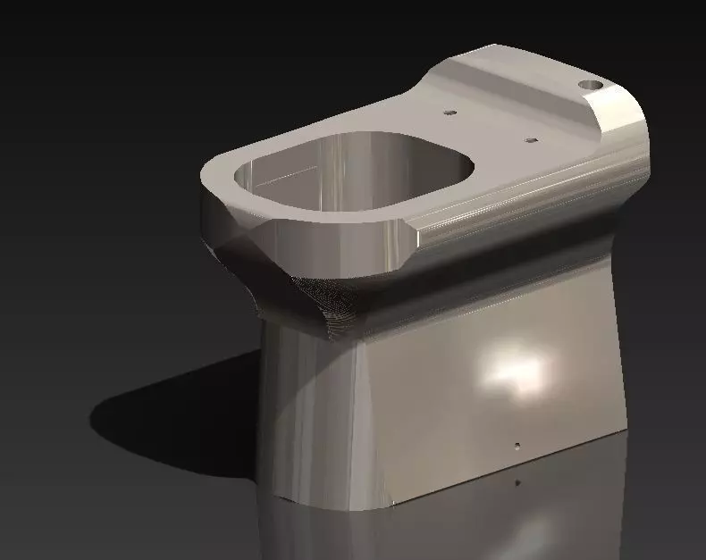 WC toilet 3D model_0