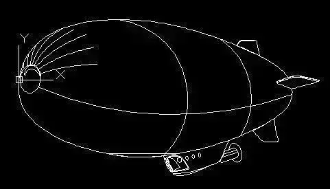 Zeppelin hot air balloon 3D model
