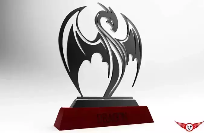 Dragon Statue Free 3D model