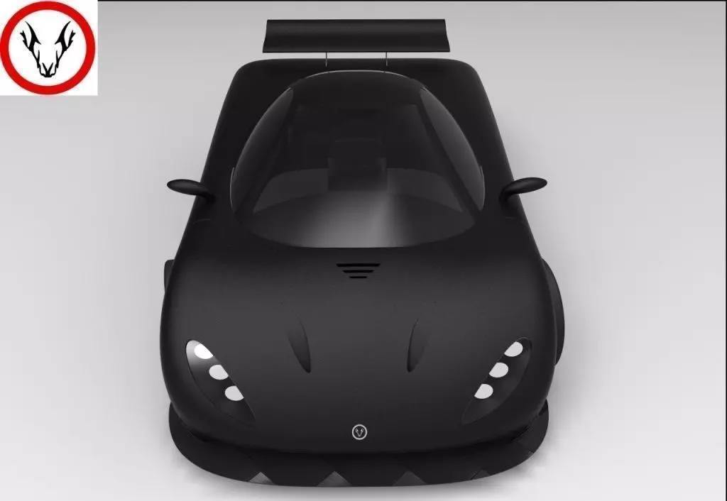 ASPEN futuristic sports car Free 3D model