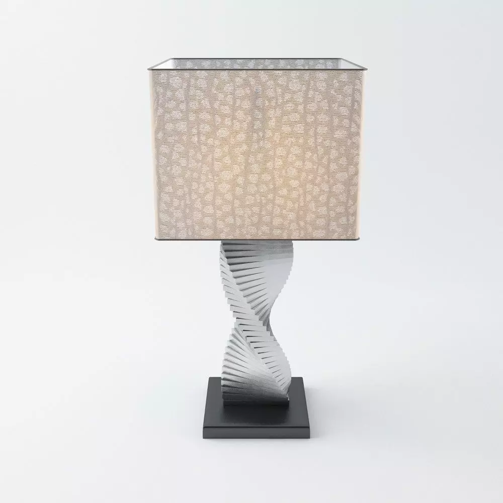 Spiral Table Lamp 3D model_0