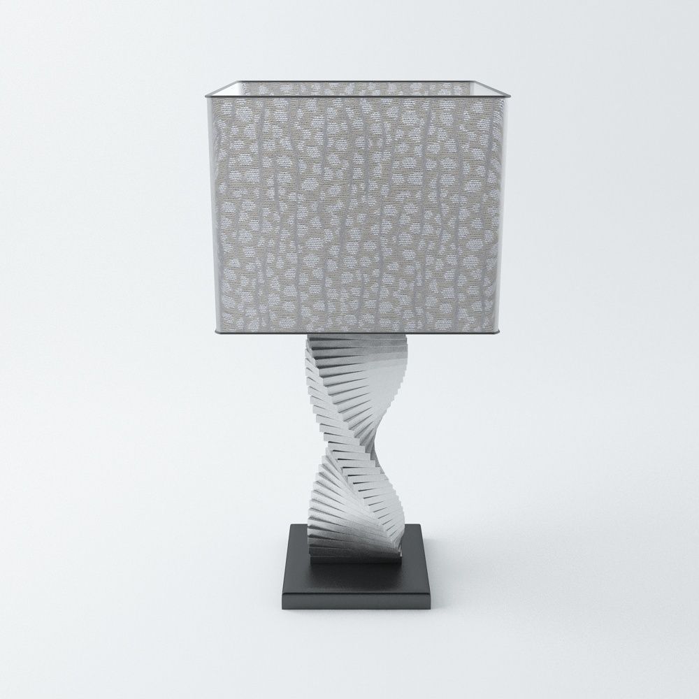 Spiral Table Lamp 3D model_6