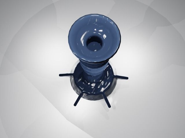 Small step Candlestick 3D print model_2