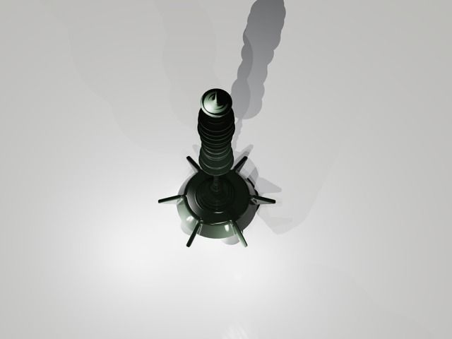 Giant Leap Candlestick 3D print model_2