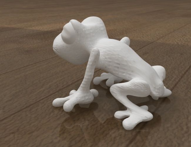 3D Frog 3D print model_2