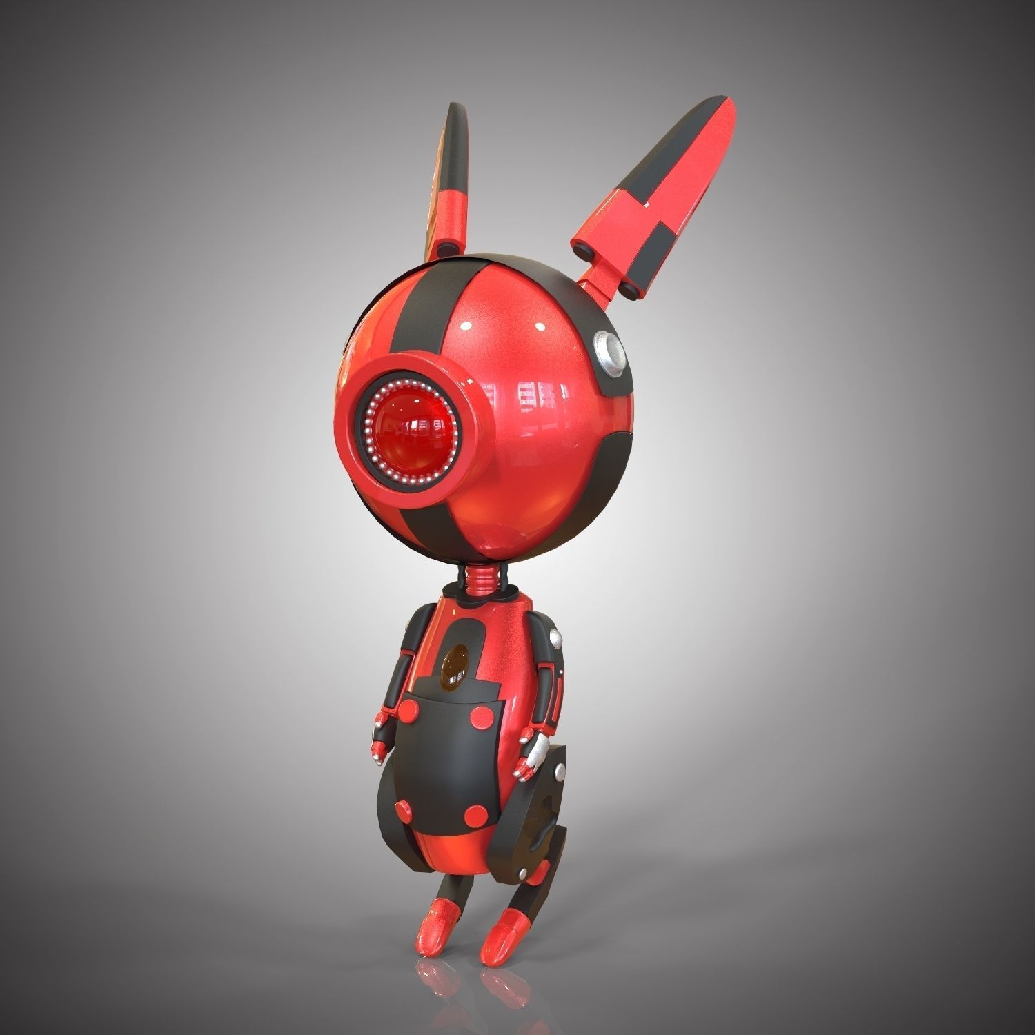 robo rabbit 3D Model .max .obj .3ds .fbx .ma .mb