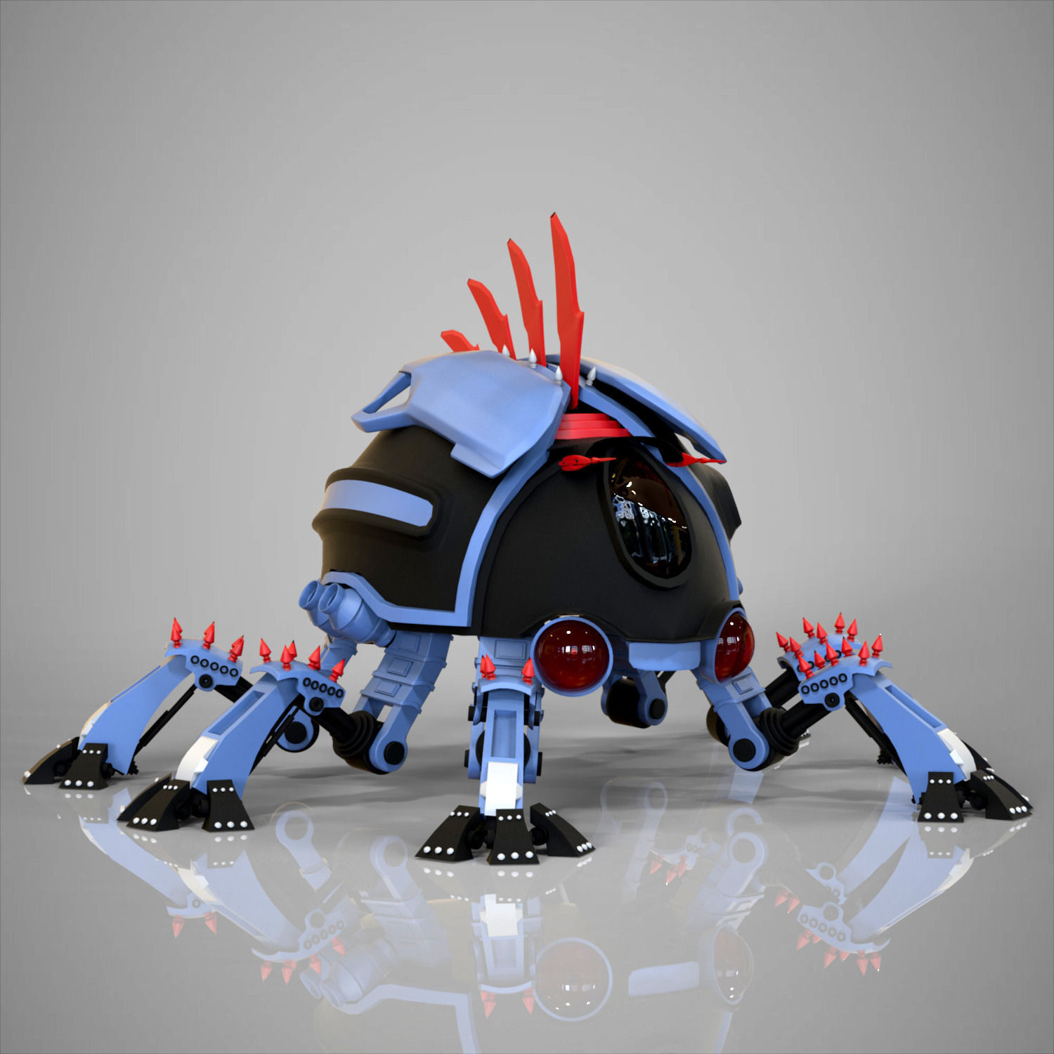 Robotic beetle 3D model_1