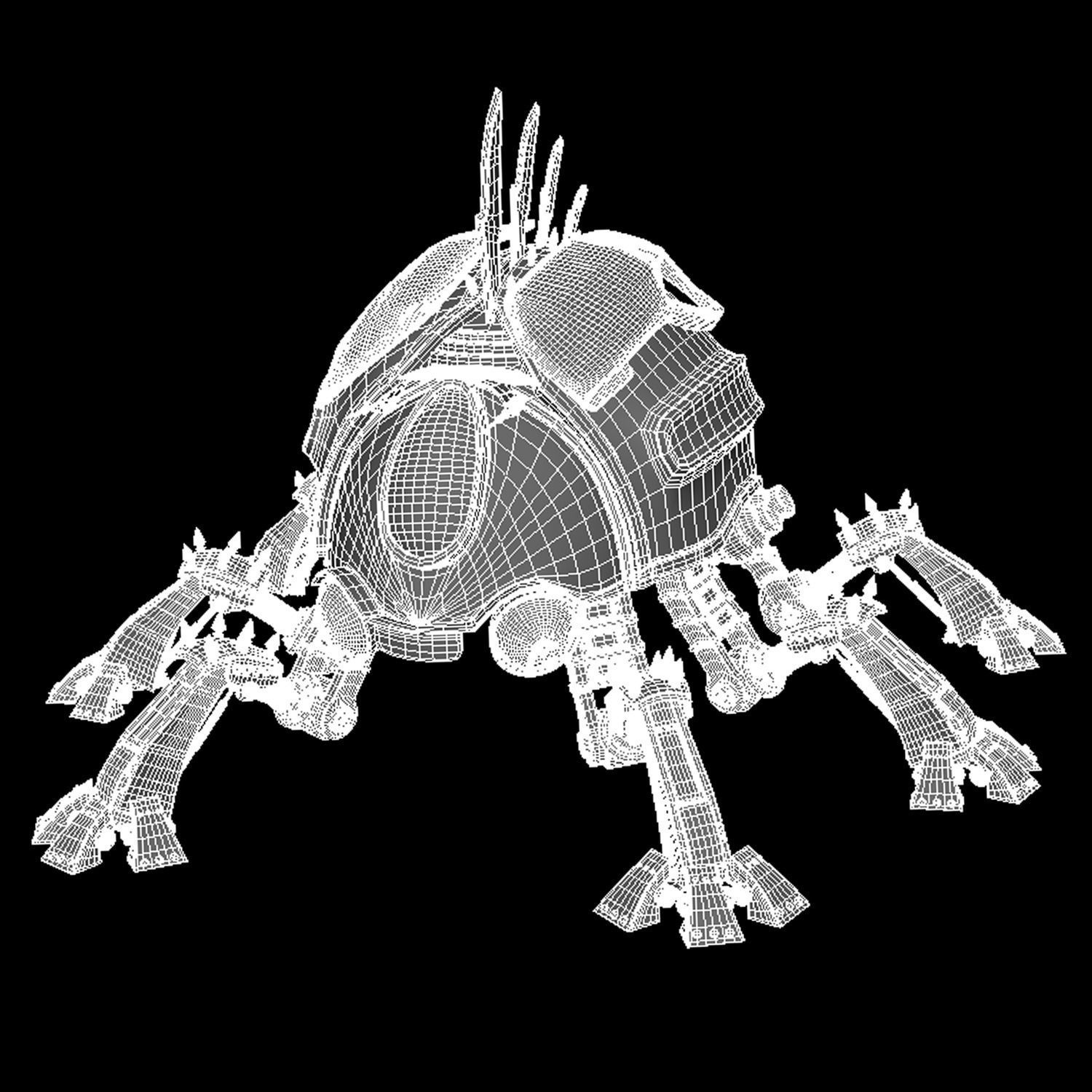 Robotic beetle 3D model_6