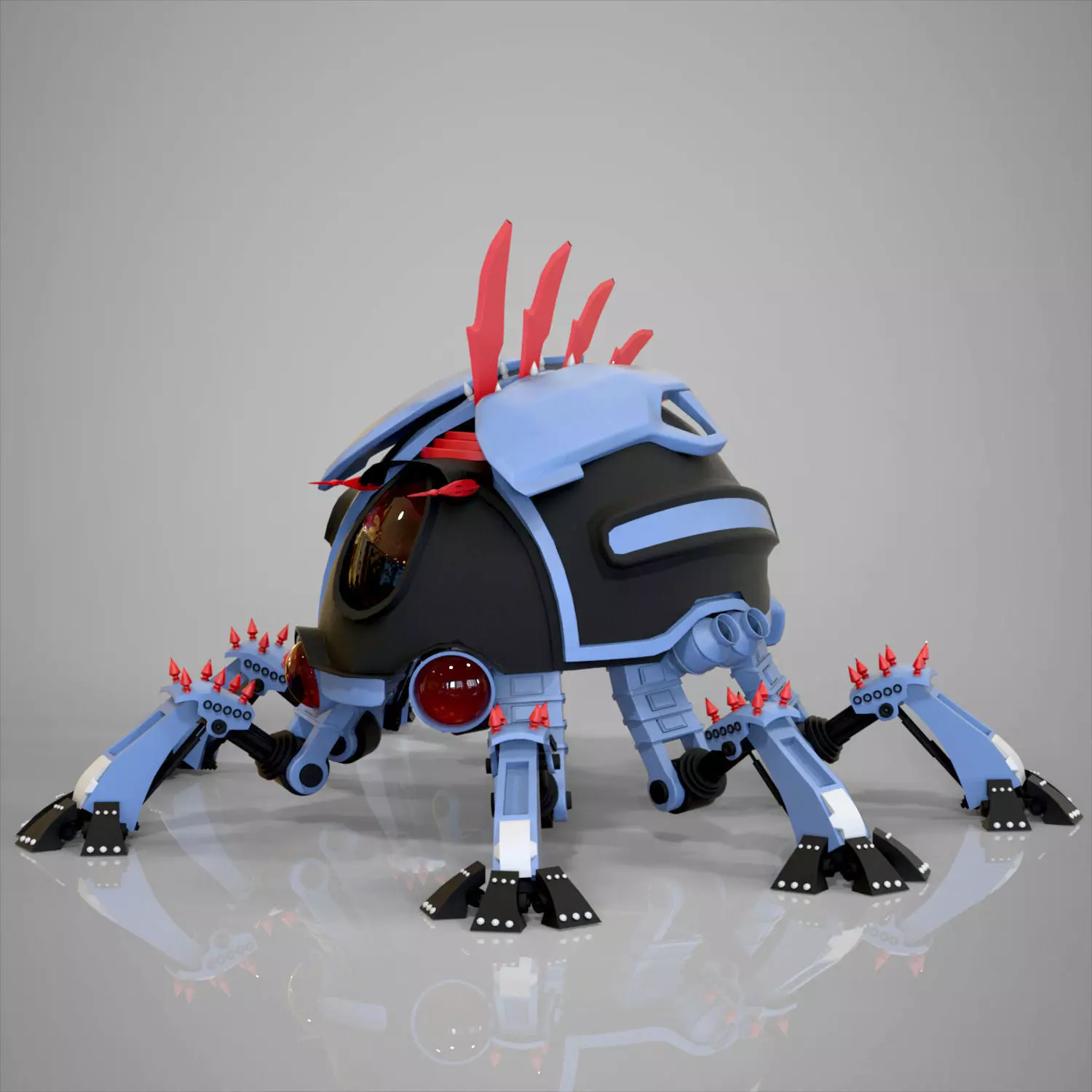 Robotic beetle 3D model_0