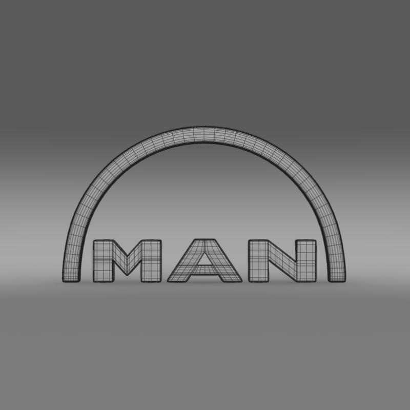 MAN Logo 3D model_6