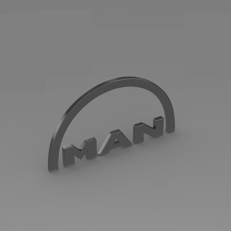 MAN Logo 3D model_5