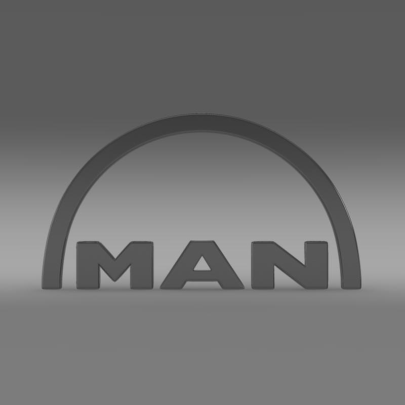 MAN Logo 3D model_1