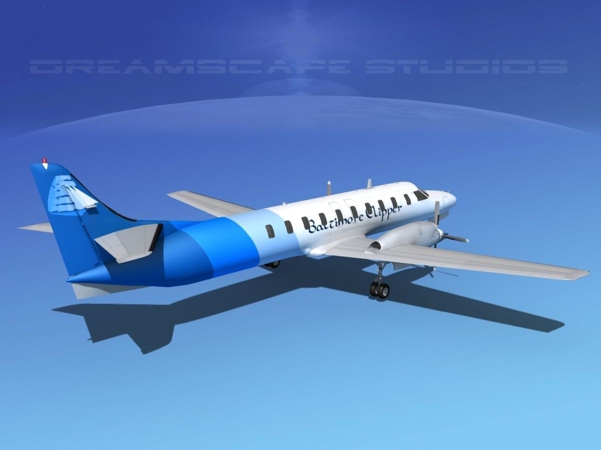 Swearingen SA226 Baltimore Clipper 3D model_5