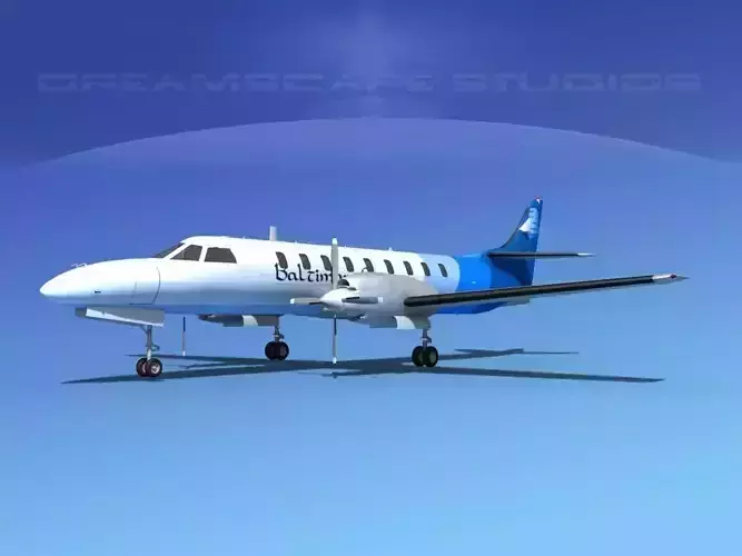 Swearingen SA226 Baltimore Clipper 3D model