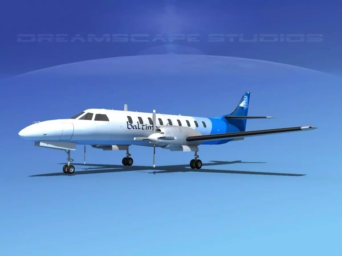 Swearingen SA226 Baltimore Clipper 3D model_0