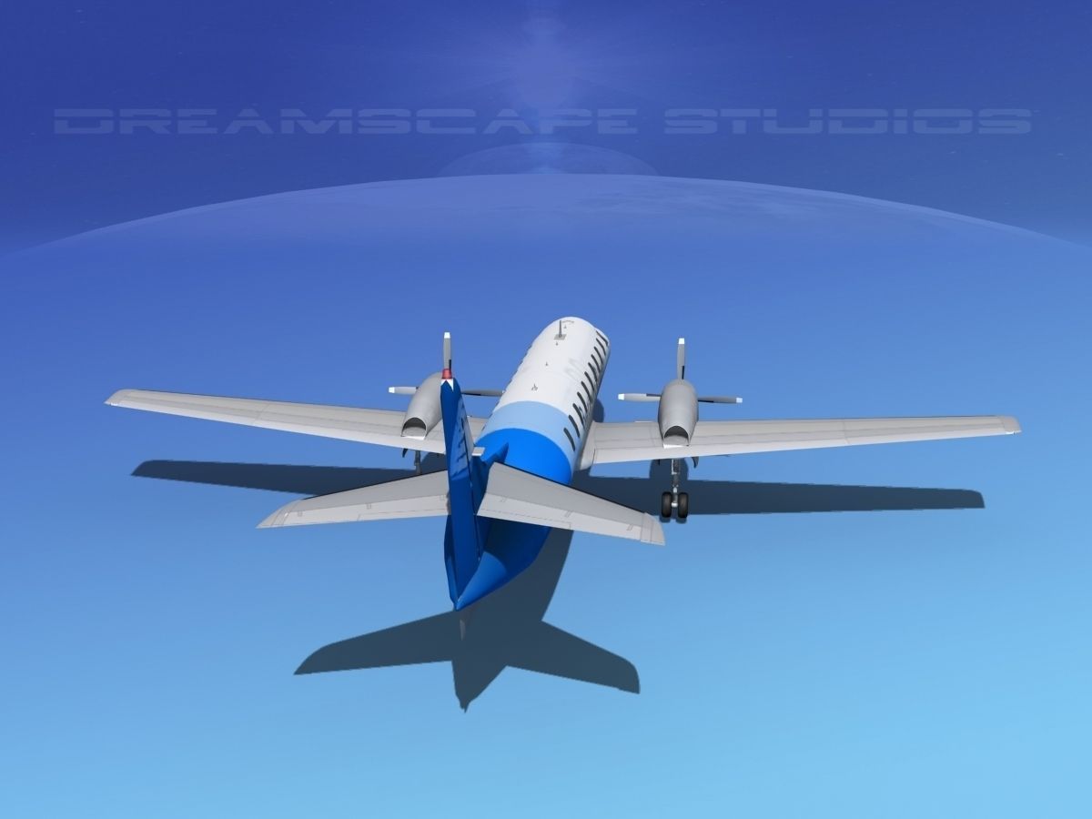 Swearingen SA226 Baltimore Clipper 3D model_6