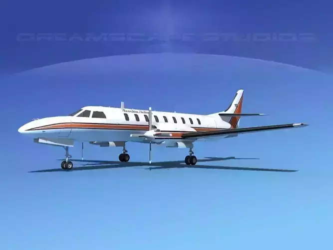 Swearingen SA226 Bearskin Airlines 1 3D model
