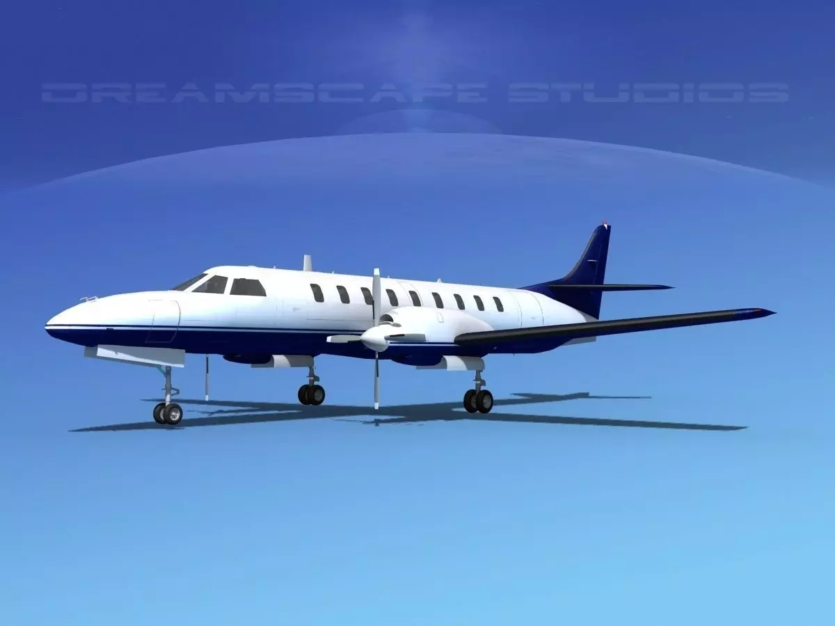 Swearingen SA226 Corporate 2 3D model_0