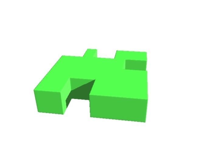 Soft Blocks Low-poly 3D model_0