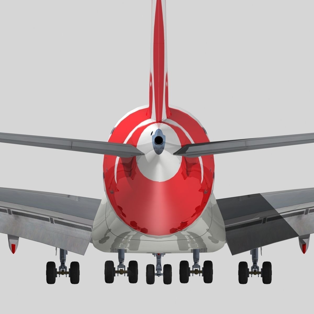 Airbus A-380 Qantas 3D model_7