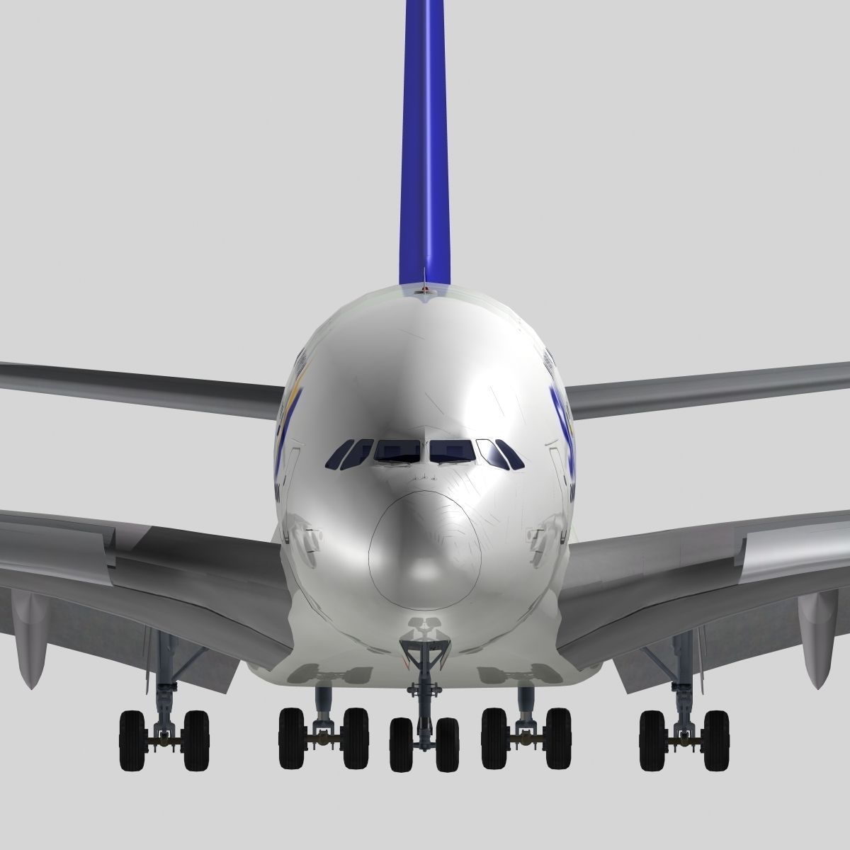 Airbus A-380 Skymark Airlines 3D model_6