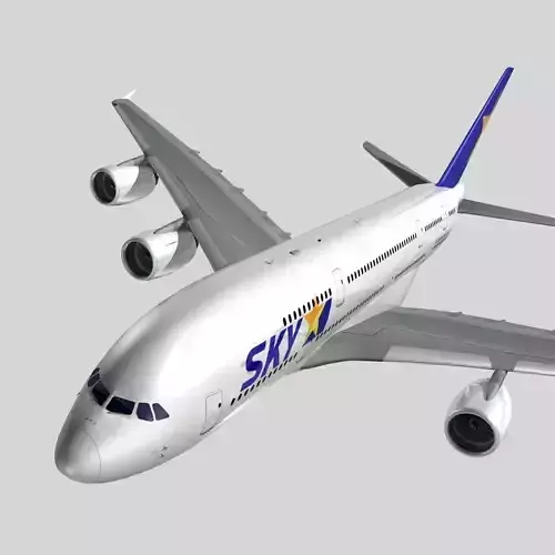 Airbus A-380 Skymark Airlines 3D model