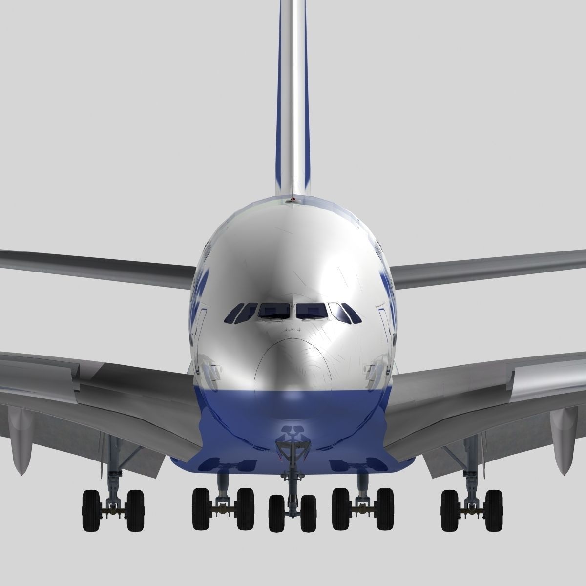 Airbus A-380 Transaero Airlines 3D model_6