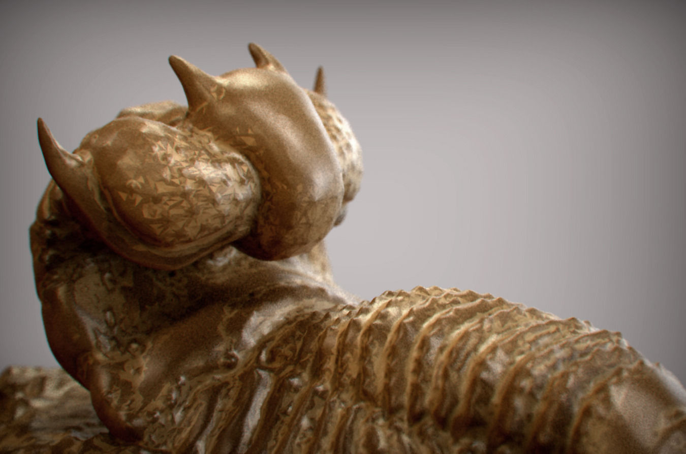 Fossil series - Trilobyte 3D print model_1