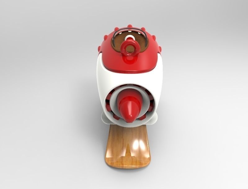 Santas New Sleigh Free 3D model_3