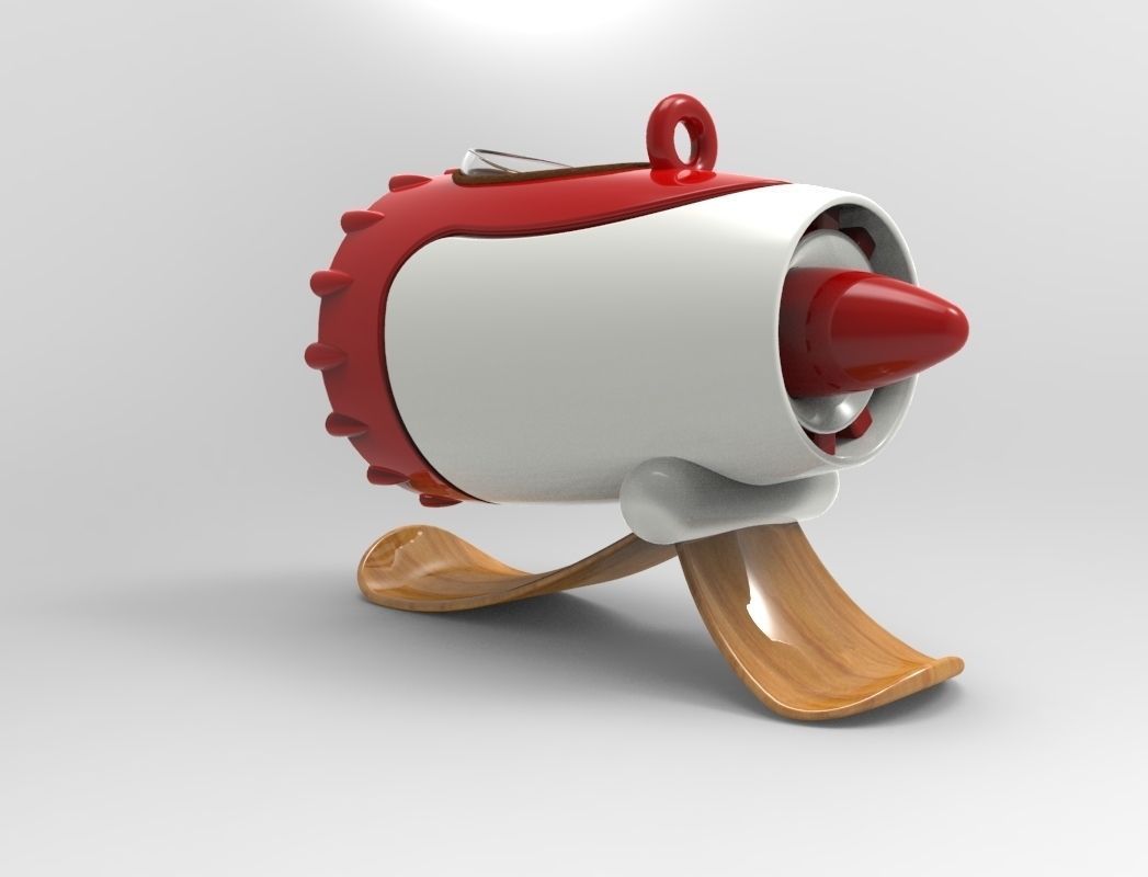 Santas New Sleigh Free 3D model_2