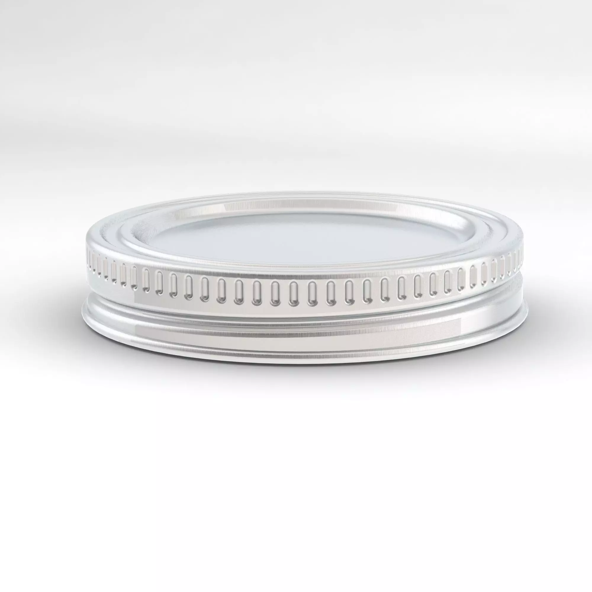 Mason Jar Lid Free 3D model_0