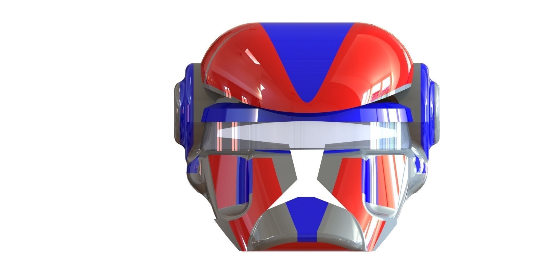Woods Ball Helmet Proto 1 Free 3D model_2