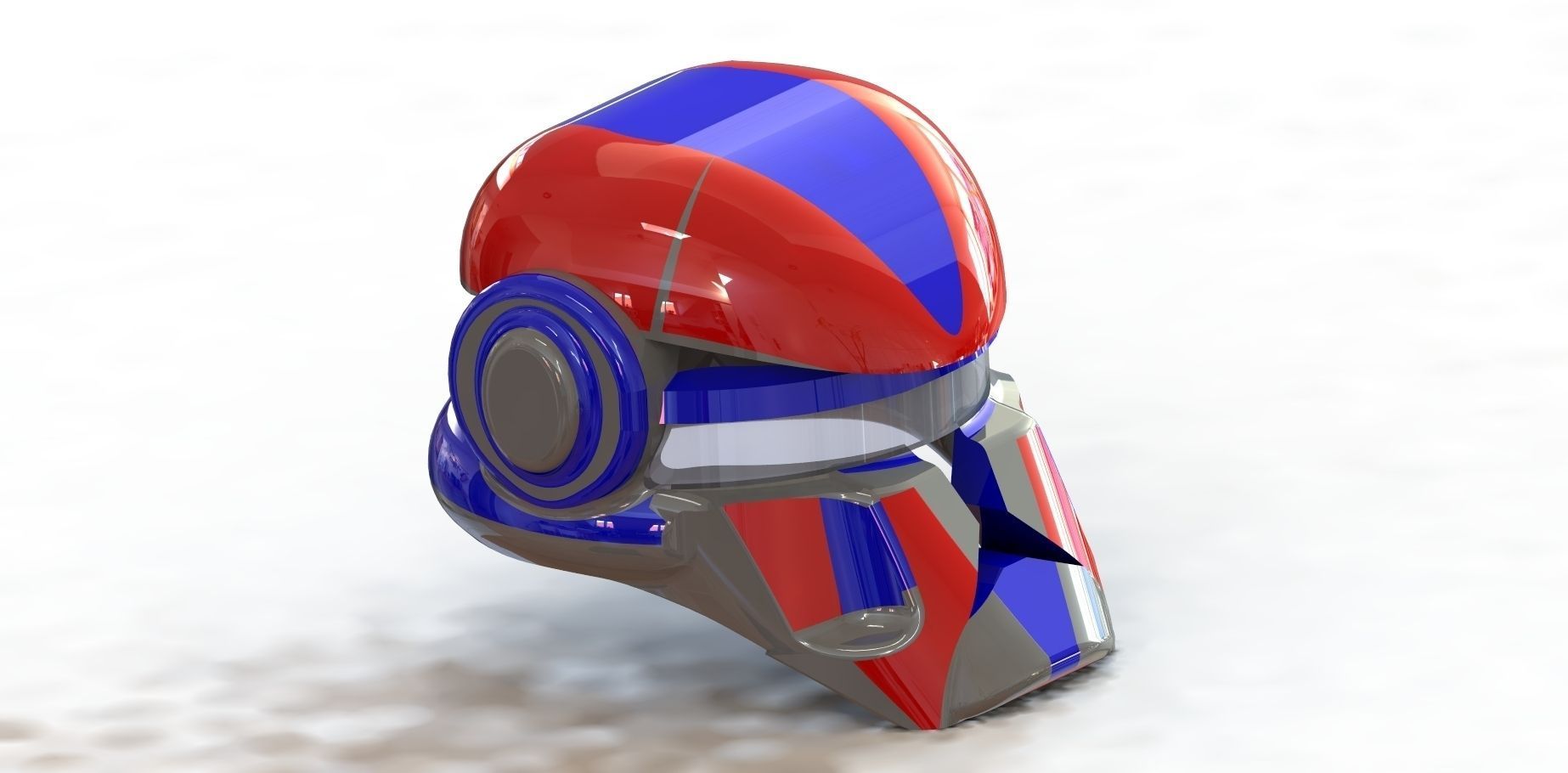 Woods Ball Helmet Proto 1 Free 3D model_4