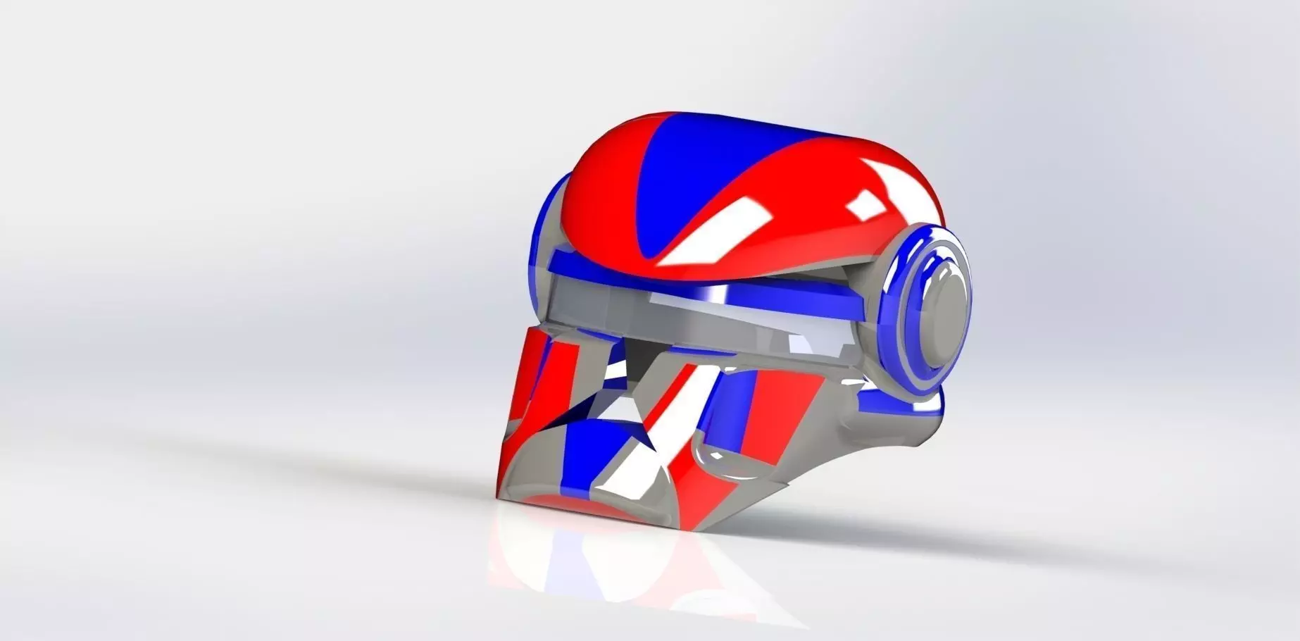 Woods Ball Helmet Proto 1 Free 3D model_0