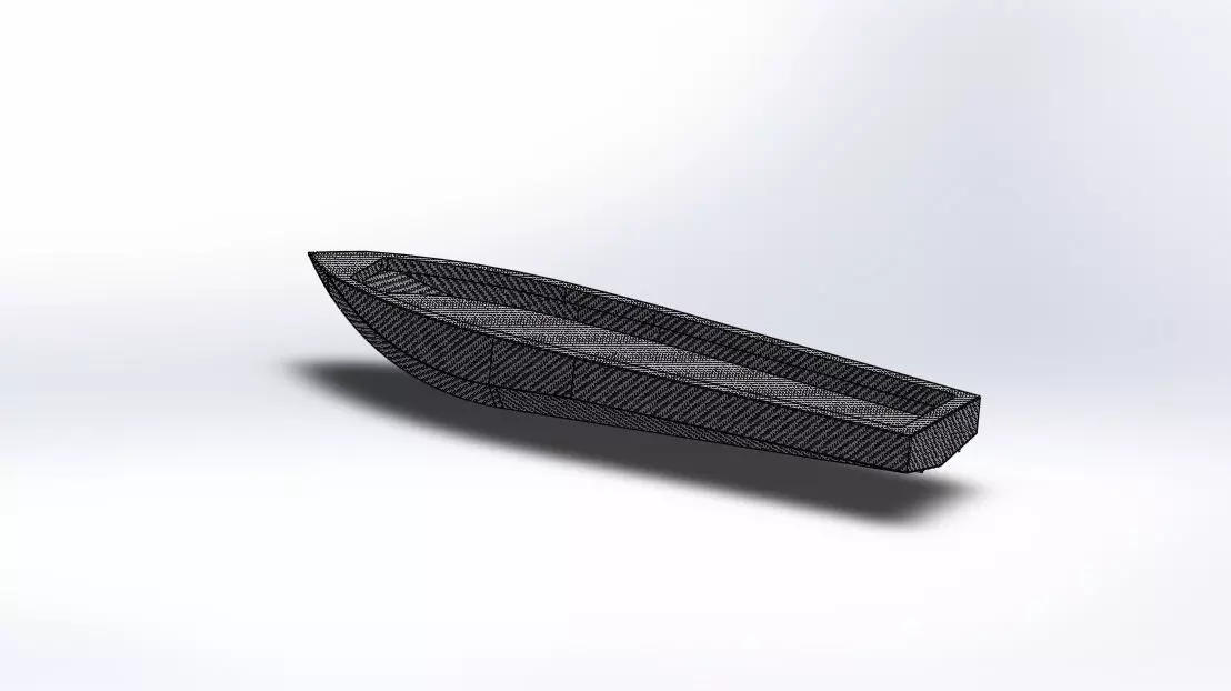 Boat Hull Design Free 3D model