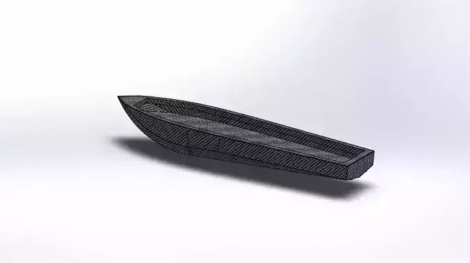 Boat Hull Design Free 3D model