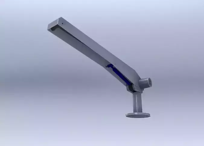 Davit metal desk lamp Free 3D model