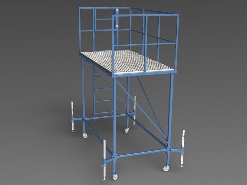 Maintenance Platform Free 3D model_1