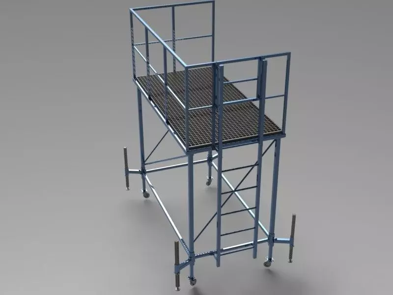 Maintenance Platform Free 3D model_0