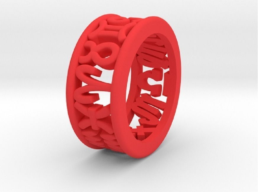 47size Constellation symbol ring 3D print model_4