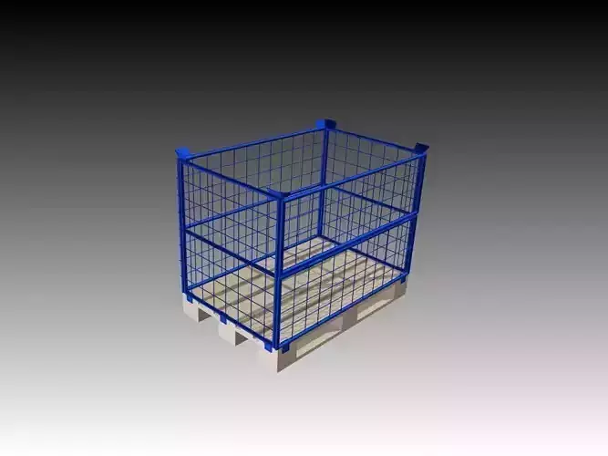 Euro pallet Free 3D model