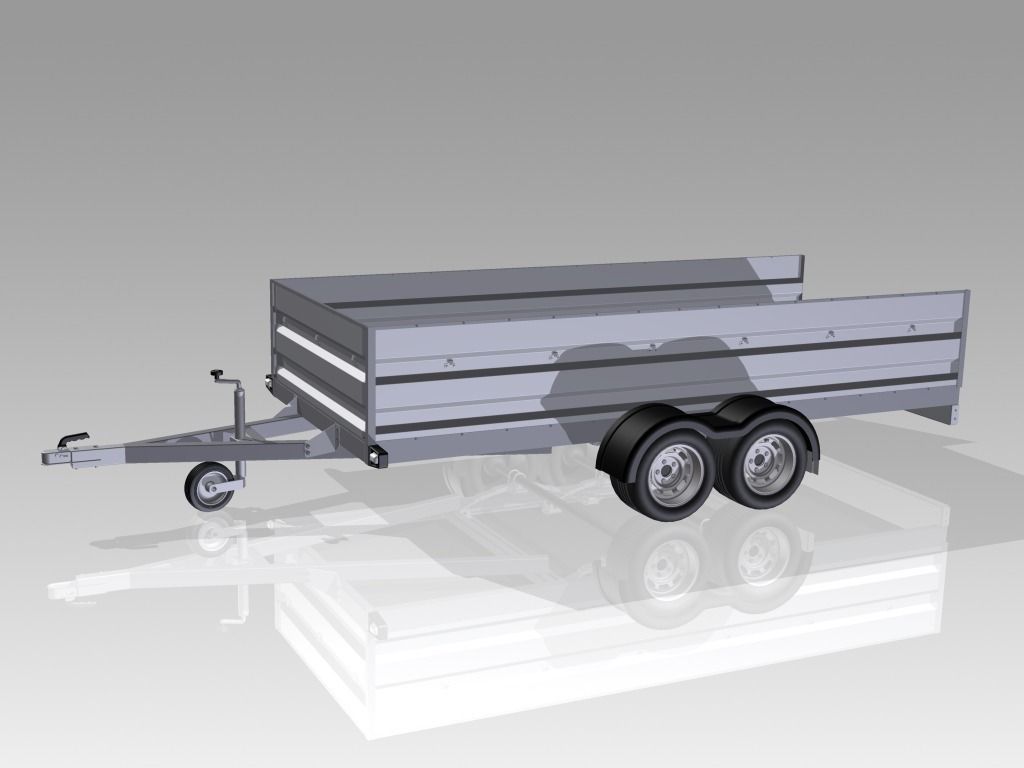 Trailer Free 3D model_1