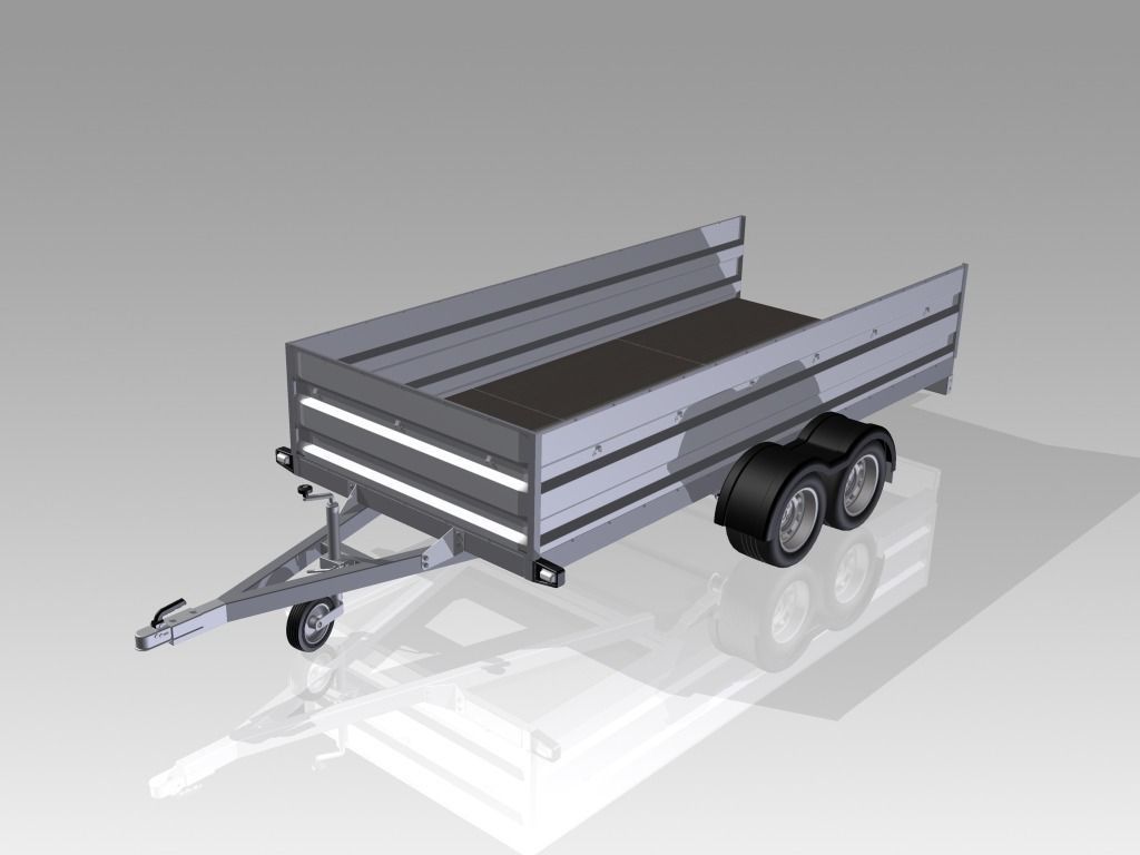Trailer Free 3D model_0
