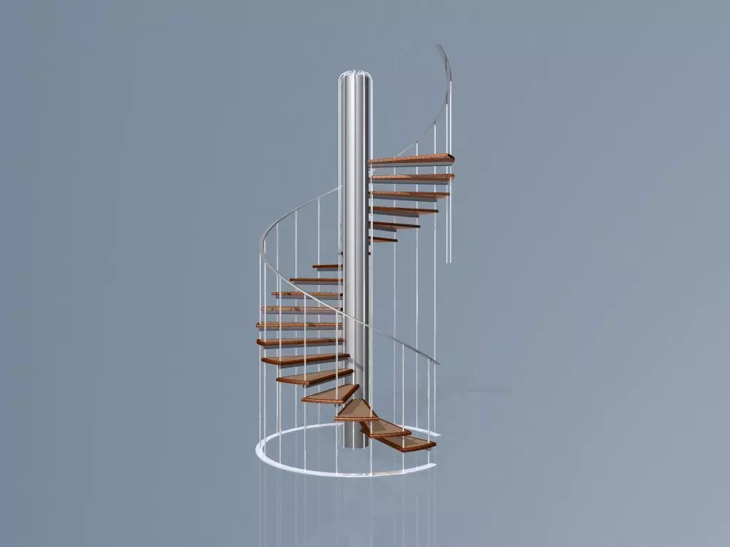 Winding staircase Free 3D model
