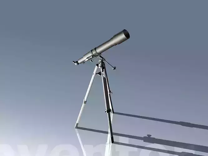 Telescope Celestron Free 3D model
