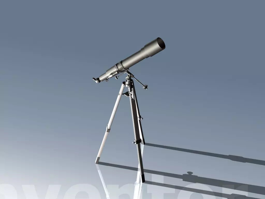 Telescope Celestron Free 3D model_0