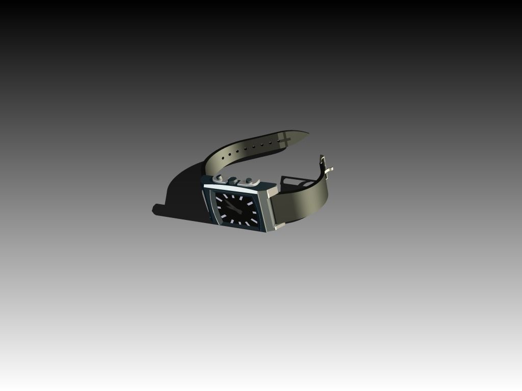 Casio watch Free 3D model