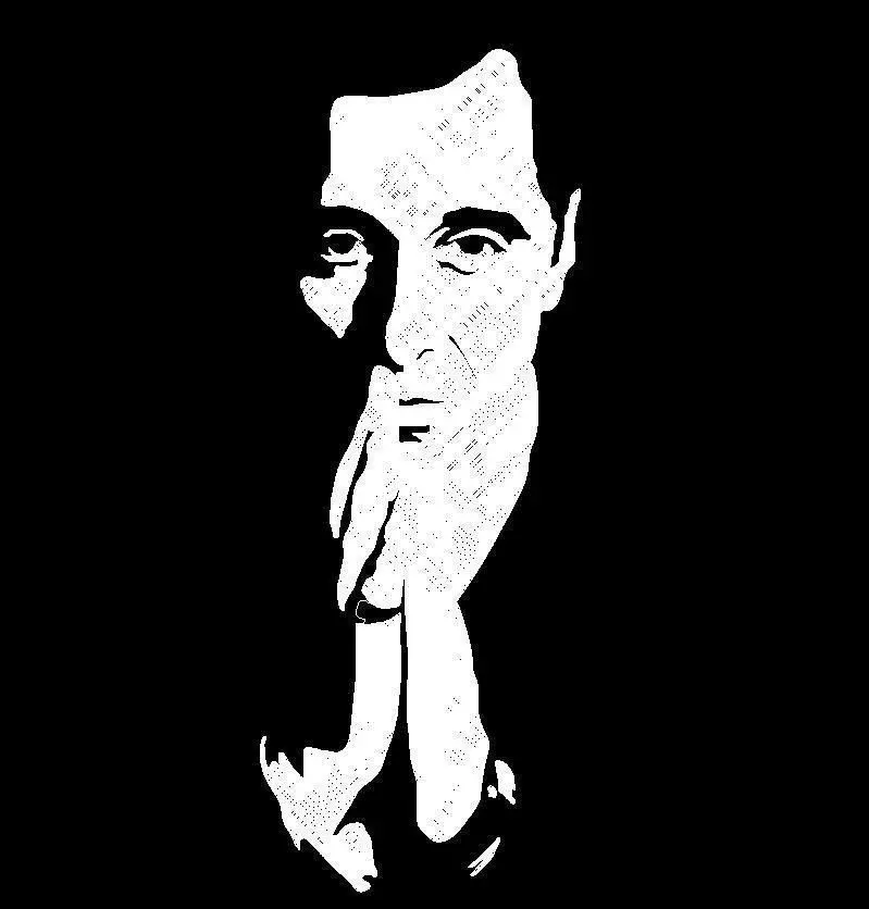 The Godfather - Al Pacino Free 3D model