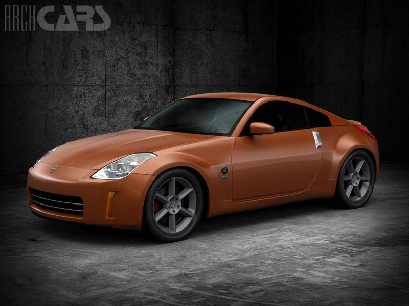 Nissan 350Z 2008 3D Model TGA | CGTrader.com